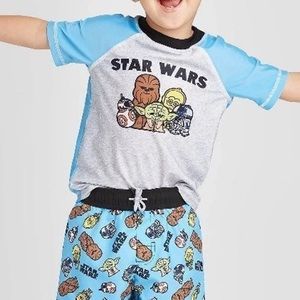 NWT Star Wars Rash Guard Swim Shirt Top